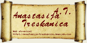 Anastasija Treskanica vizit kartica